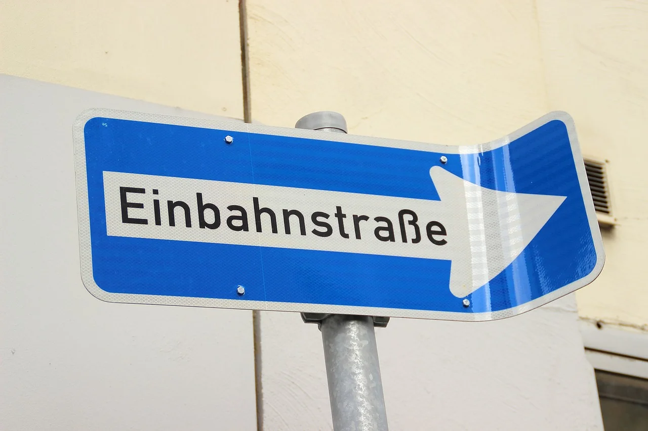 Einbahnstraße im Traum